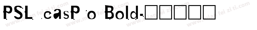 PSLucasPro Bold字体转换